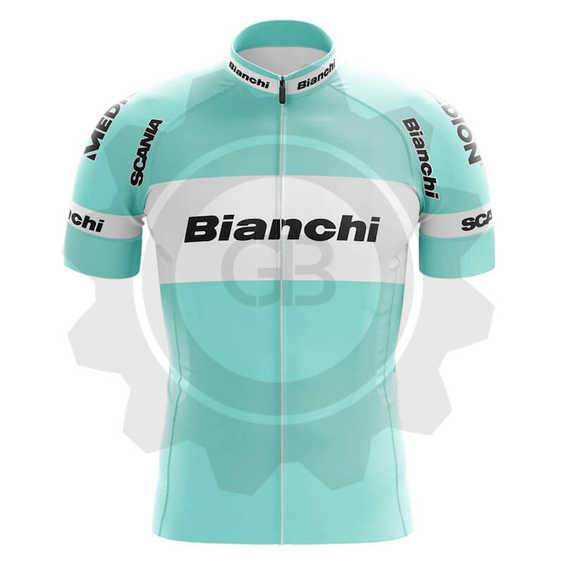 Bianchi 2003 - Maillot de cyclisme vintage manches courtes