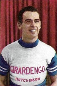 Girardengo Hutchinson 1953 - Maillot de cyclisme vintage manches courtes