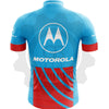 Motorola - Maillot de cyclisme vintage manches courtes