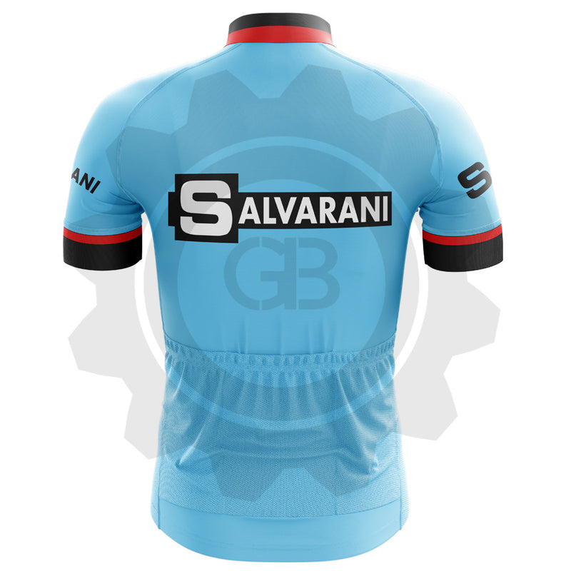 Salvarani - Maillot de cyclisme vintage manches courtes