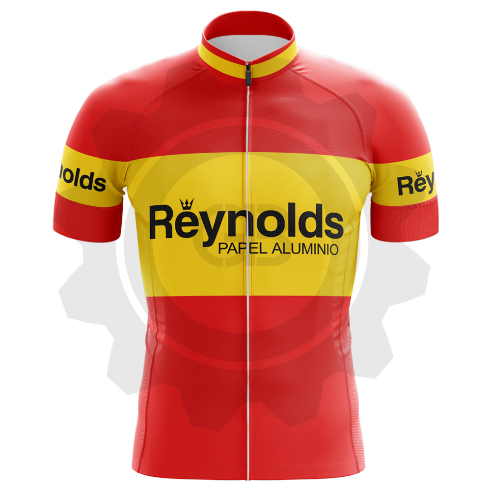 Reynolds Champion d'Espagne 1983 - Maillot de cyclisme vintage manches courtes