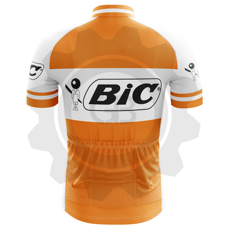 BIC - Maillot de cyclisme vintage manches courtes