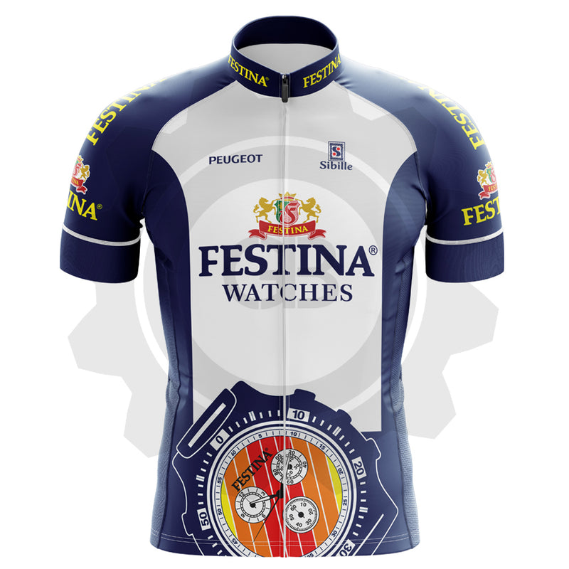 Festina 97 - Maillot de cyclisme vintage manches courtes