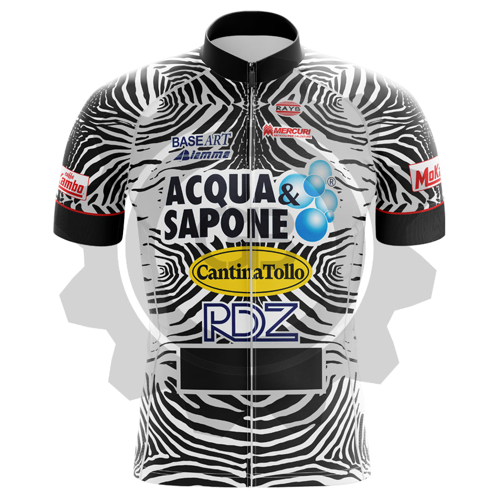 Acqua & Sapone 2002- Maillot de cyclisme vintage manches courtes
