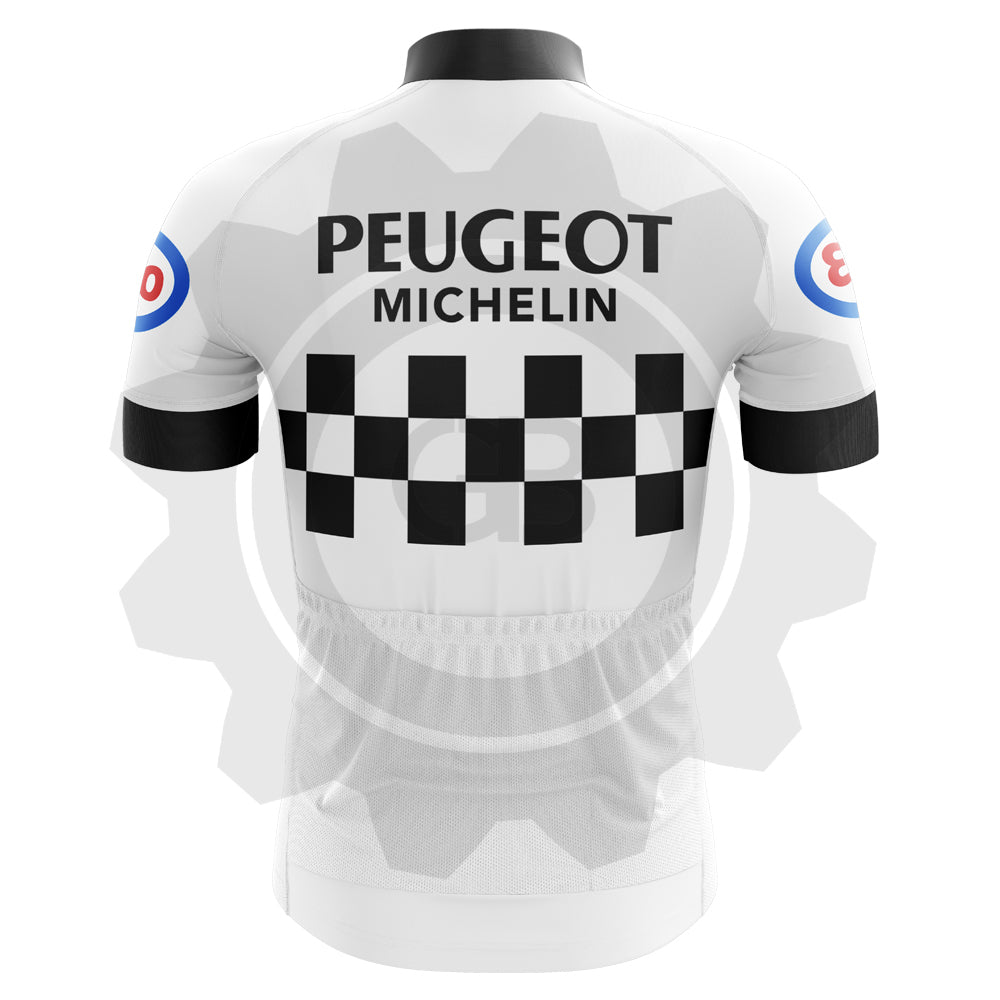 Peugeot Esso Michelin - Maillot de cyclisme vintage manches courtes