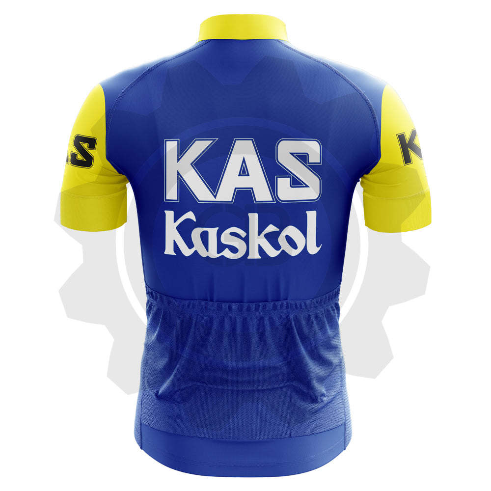 Kas Kaskol 1971-75 - Maillot de cyclisme vintage manches courtes