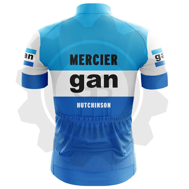 Gan Mercier Hutchinson - Maillot de cyclisme vintage manches courtes