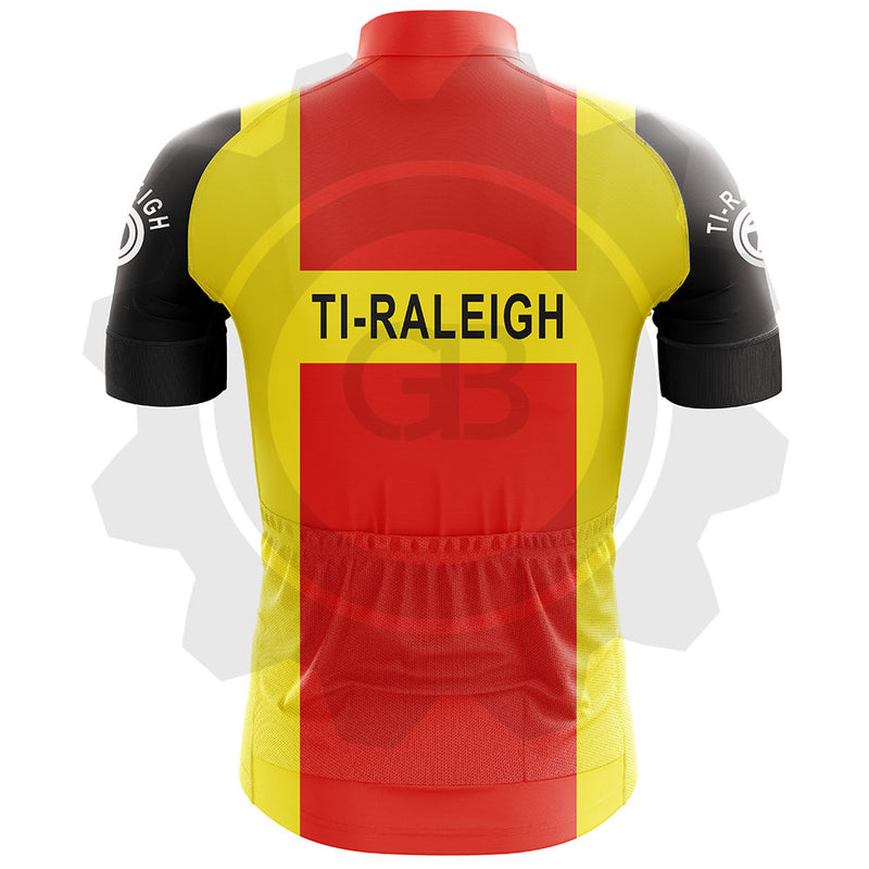 Ti Raleigh - Maillot de cyclisme vintage manches courtes