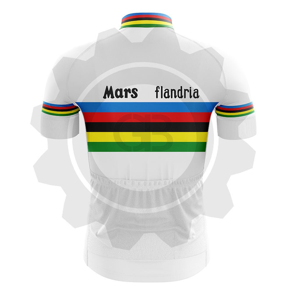 Flandria Mars Champion du monde 70 - Maillot de cyclisme vintage manches courtes