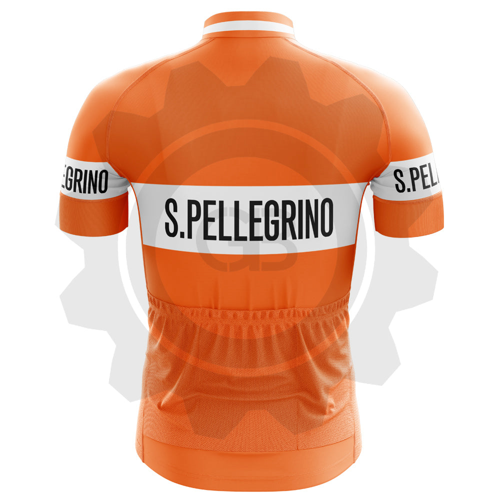 San Pellegrino - Maillot de cyclisme vintage manches courtes