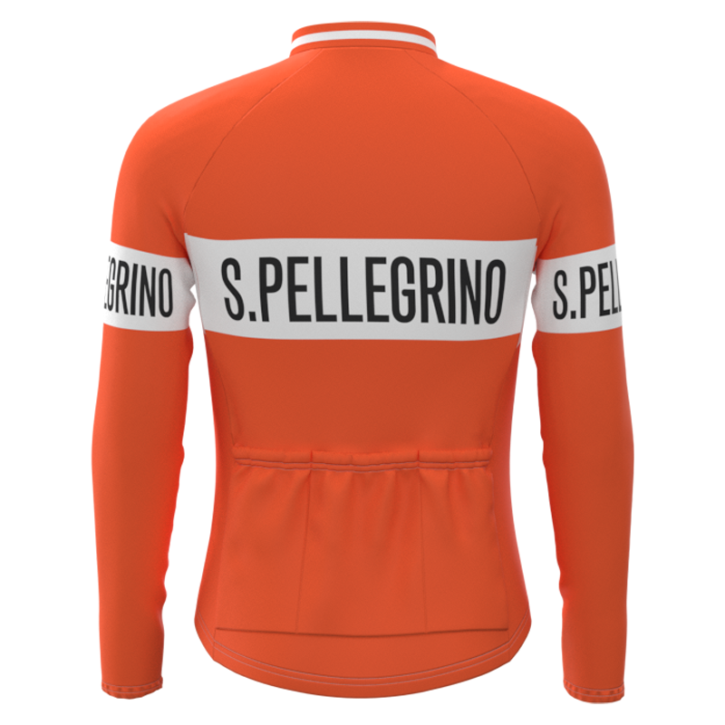 San Pellegrino - Veste hiver de cyclisme vintage