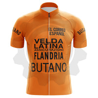 Velda Flandria Butano - Maillot de cyclisme vintage manches courtes