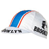 Brooklyn blanc - Casquette de cyclisme vintage