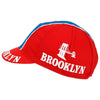 Brooklyn rouge - Casquette de cyclisme vintage