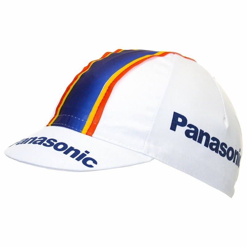 Panasonic - Casquette de cyclisme vintage