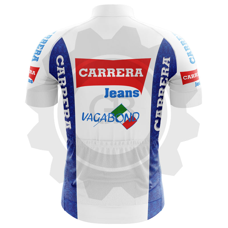 Carrera Jeans Vagabond- Maillot de cyclisme vintage manches courtes