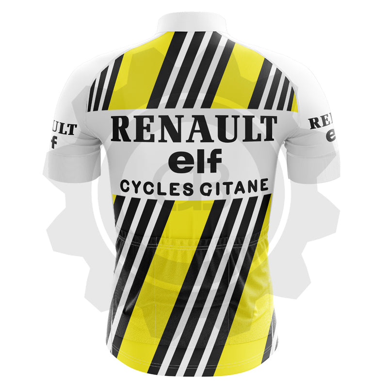 Renault Elf Gitane 81-82 - Maillot de cyclisme vintage manches courtes