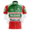 7 Eleven Hoonved- Maillot de cyclisme vintage manches courtes