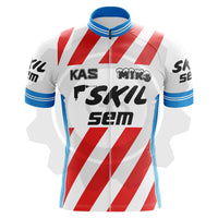 Skil Sem Kas Miko - Maillot de cyclisme vintage manches courtes