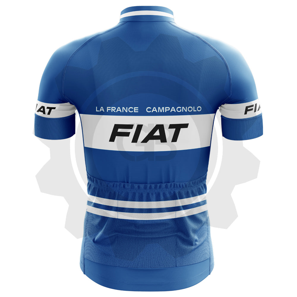 Fiat Campagnolo - Maillot de cyclisme vintage manches courtes
