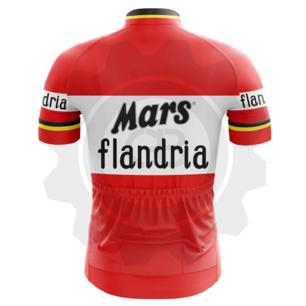 Flandria - Maillot de cyclisme vintage manches courtes