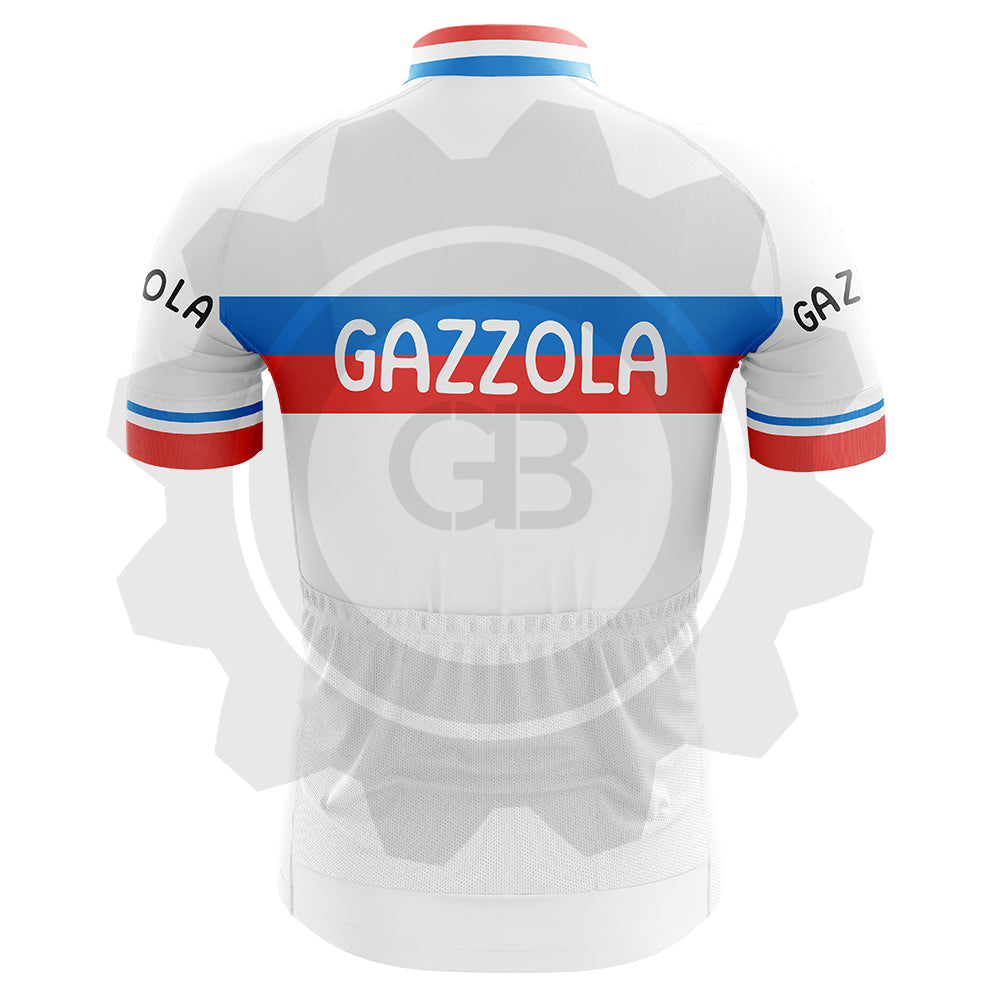 Gazzola - Maillot de cyclisme vintage manches courtes