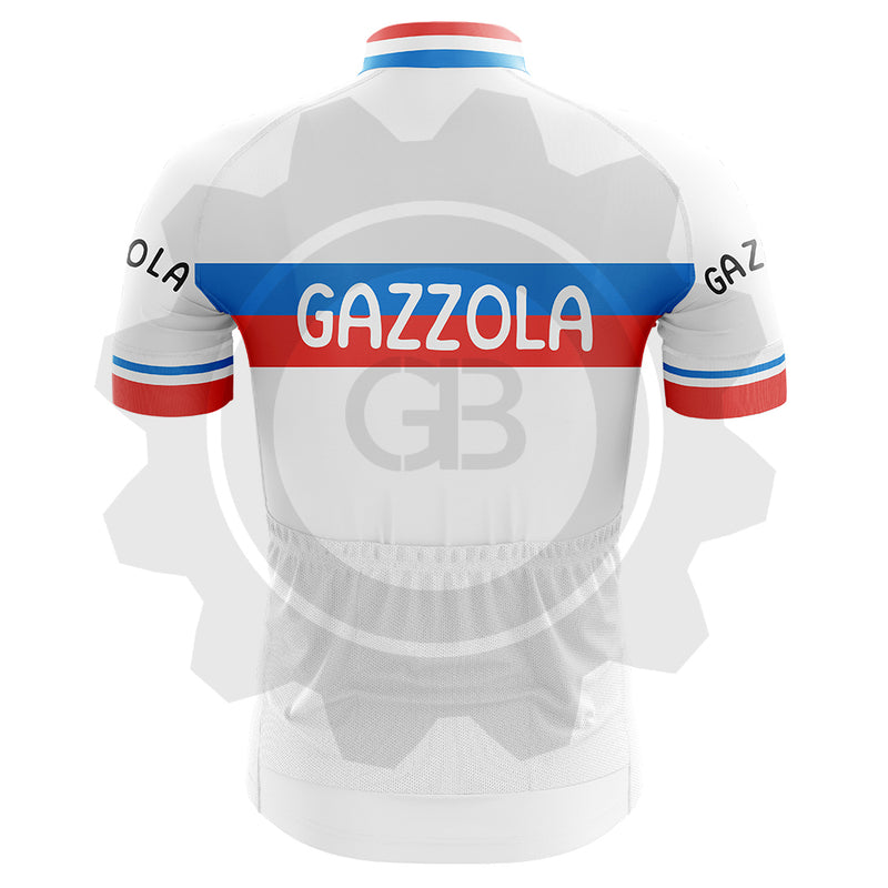 Gazzola - Maillot de cyclisme vintage manches courtes