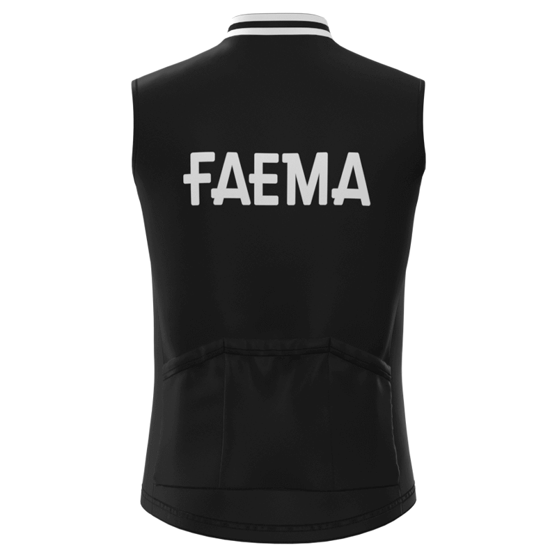 Faema Dark - Veste sans manches de cyclisme vintage