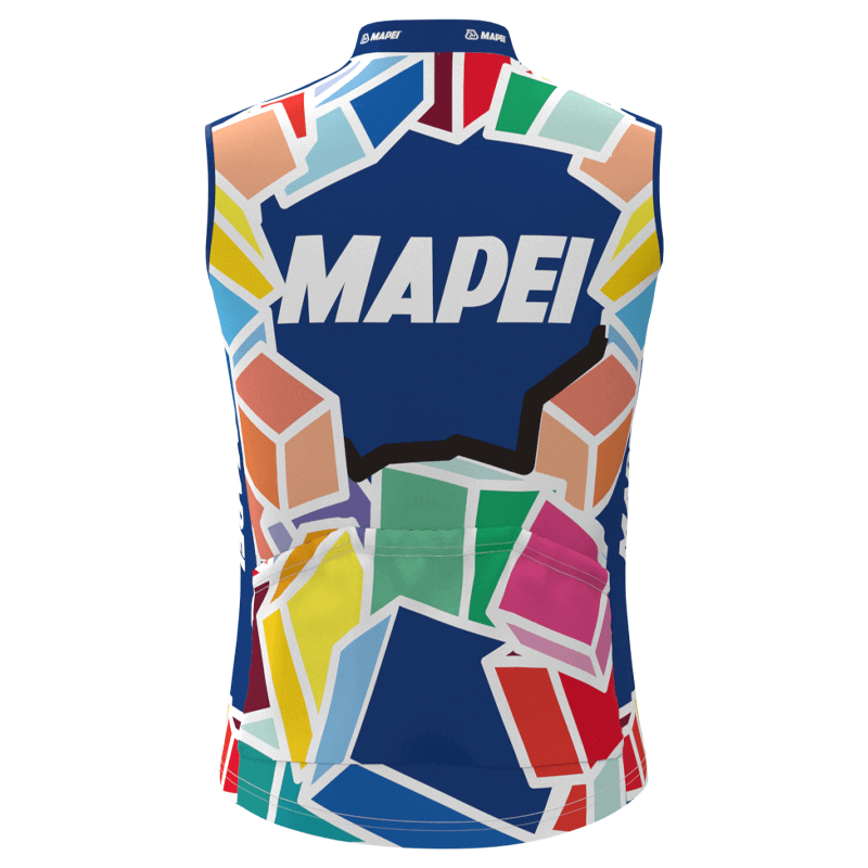 Mapei -  Veste sans manches de cyclisme vintage