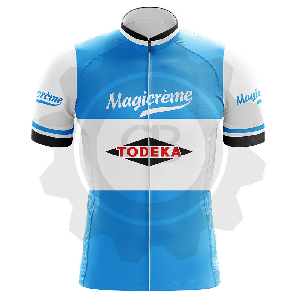 Magicrème Todeka - Maillot de cyclisme vintage manches courtes