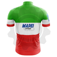 Mapei Champion d'Italie - Maillot de cyclisme vintage manches courtes