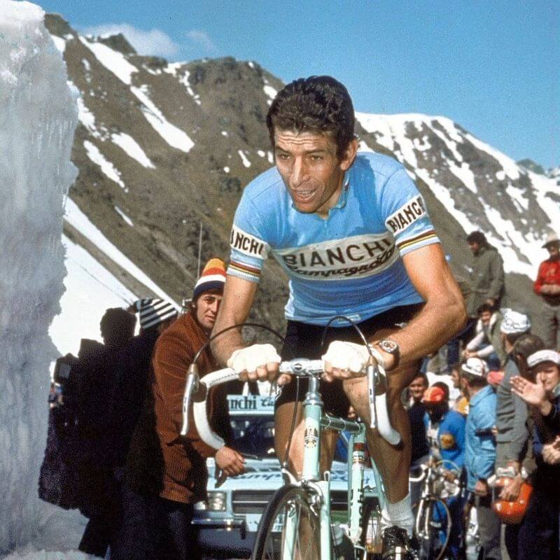 Bianchi 1973-77 - Maillot de cyclisme vintage manches courtes