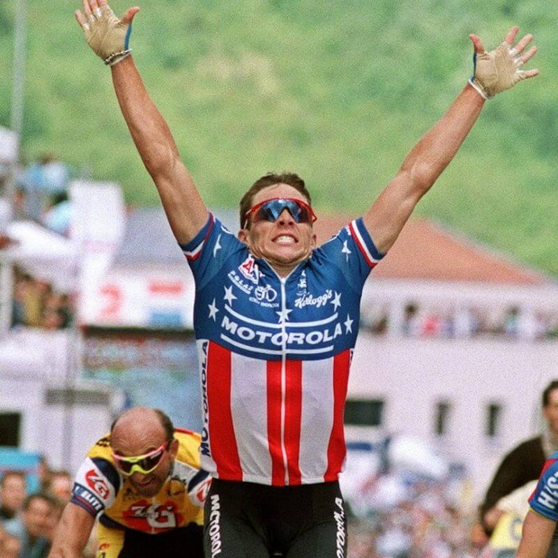 Motorola Champion USA 1993 - Maillot de cyclisme vintage manches courtes