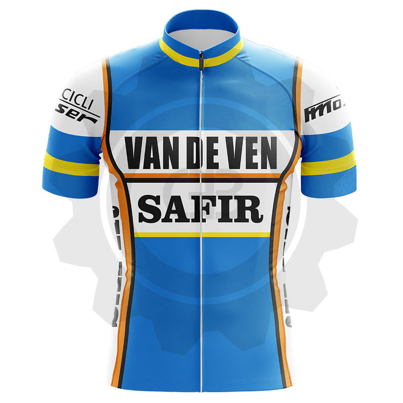 Safir Van de Ven 83 - Maillot de cyclisme vintage manches courtes