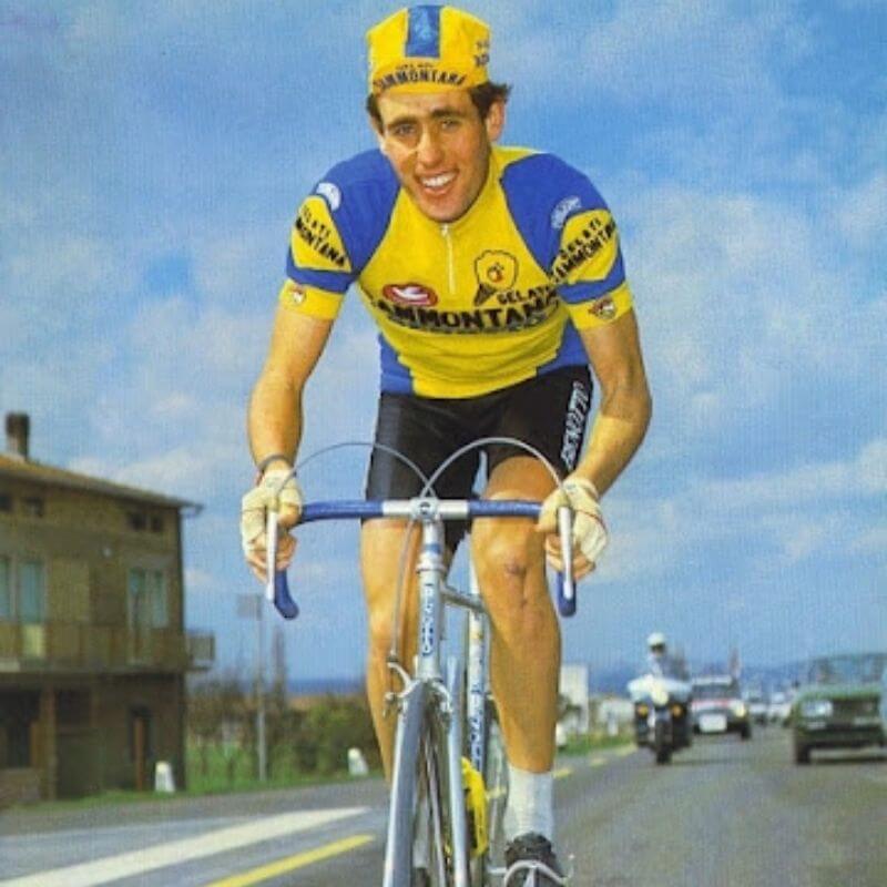 Sammontana Benotto - Maillot de cyclisme vintage manches courtes