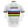 Sanson Champion du monde 77 - Maillot de cyclisme vintage manches courtes