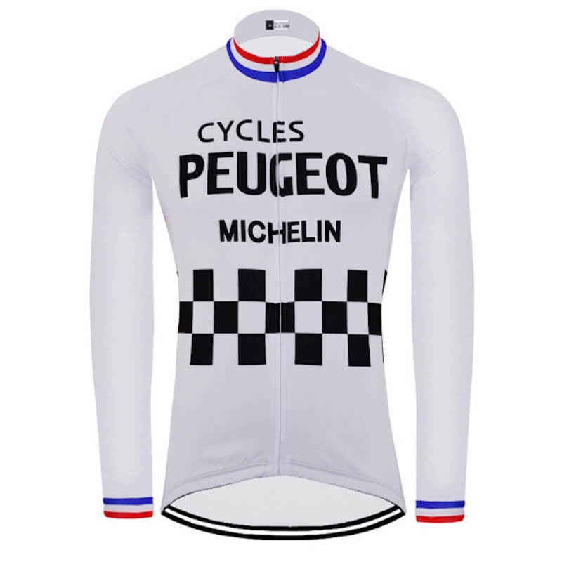 Peugeot-Michelin BP Champion de France - Veste hiver de cyclisme vintage