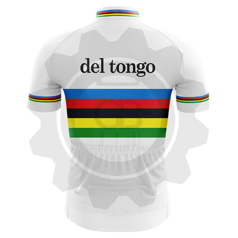 Del Tongo Colnago Champion du monde 1982 - Maillot de cyclisme vintage manches courtes