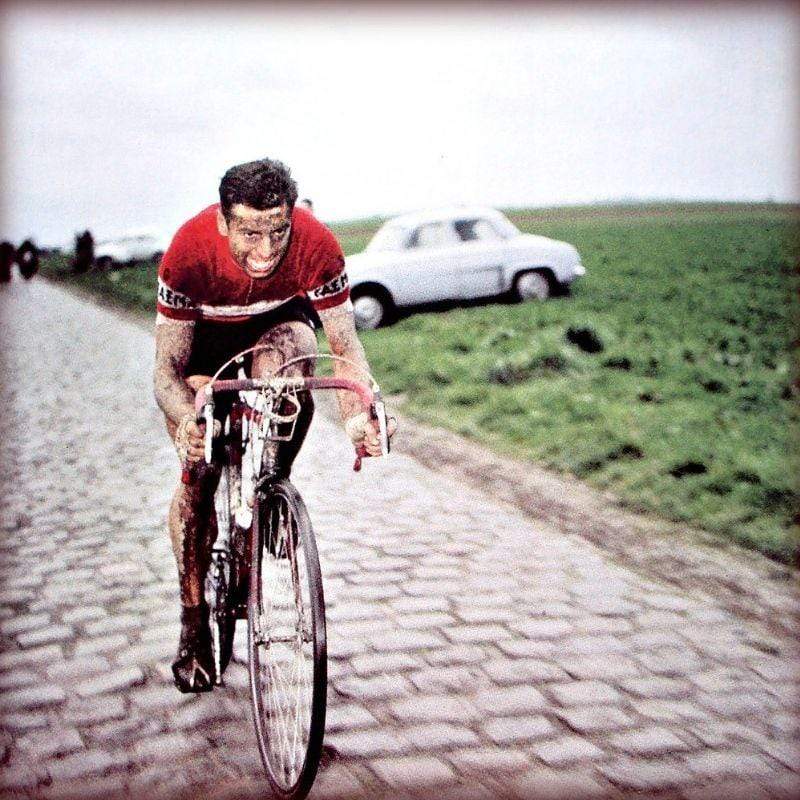 Gros braquet Faema Guerra 55-59 - Maillot cycliste vintage manches courtes