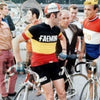 Gros braquet Faemino Champion de Belgique 1962 - Maillot cycliste vintage manches courtes