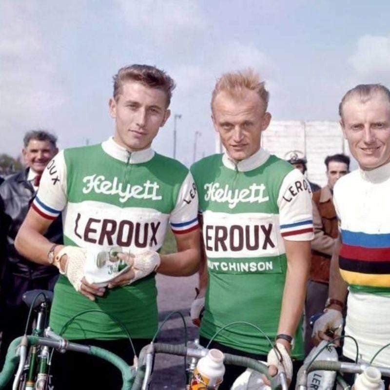 Gros braquet Heylett Leroux - Maillot cycliste vintage manches courtes
